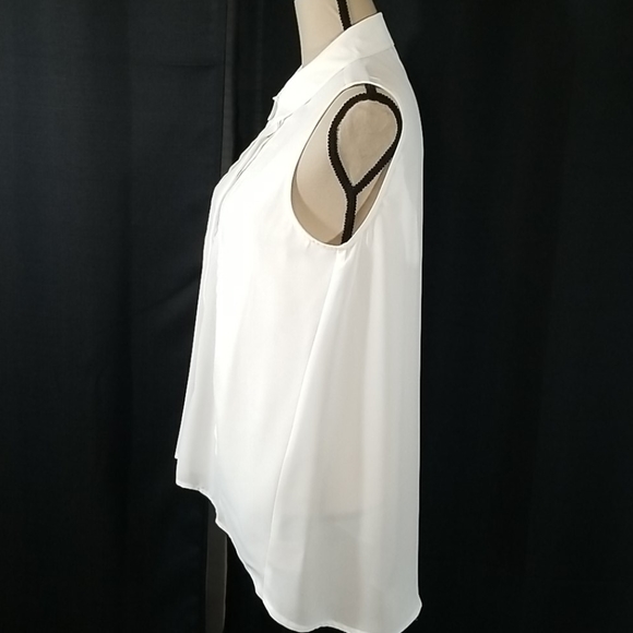 Philosophy Layered sleeveless button down top. M. - Picture 5 of 12